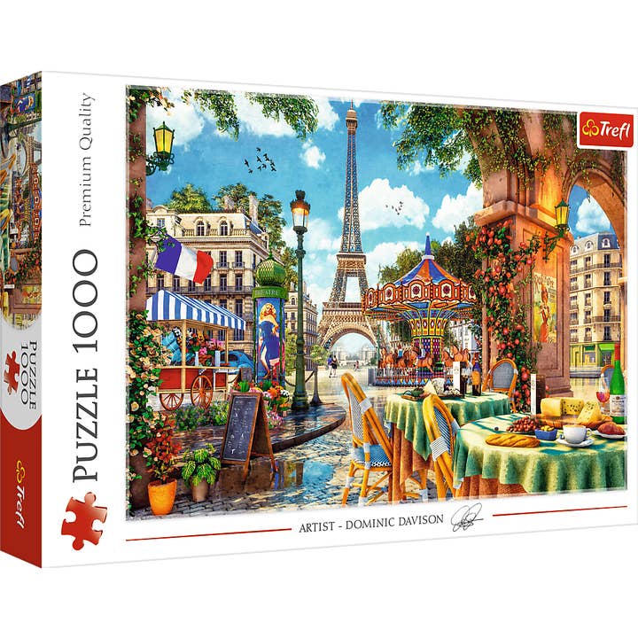 TREFL by Bridge Toys - Wholesale Puzzle - Adult - 1000 Piece Trefl Jigsaw Puzzle, Parisian morning