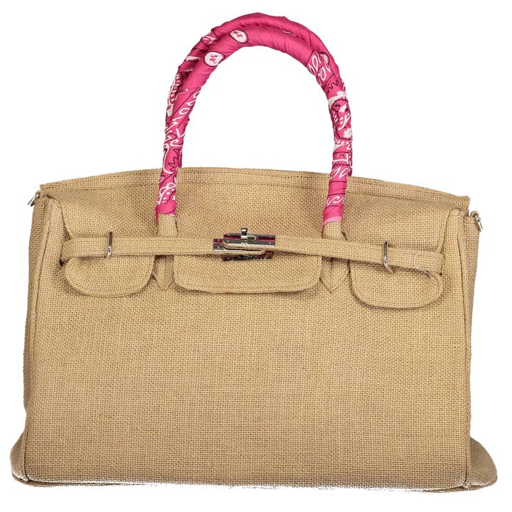Moroccan jute handbag for wholesale by MARRAKECH METACRAFT LTD