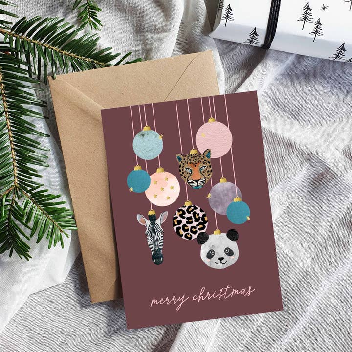 Christmas Card - Greeting Card - Merry Christmas for wholesale by Studio Hoeked