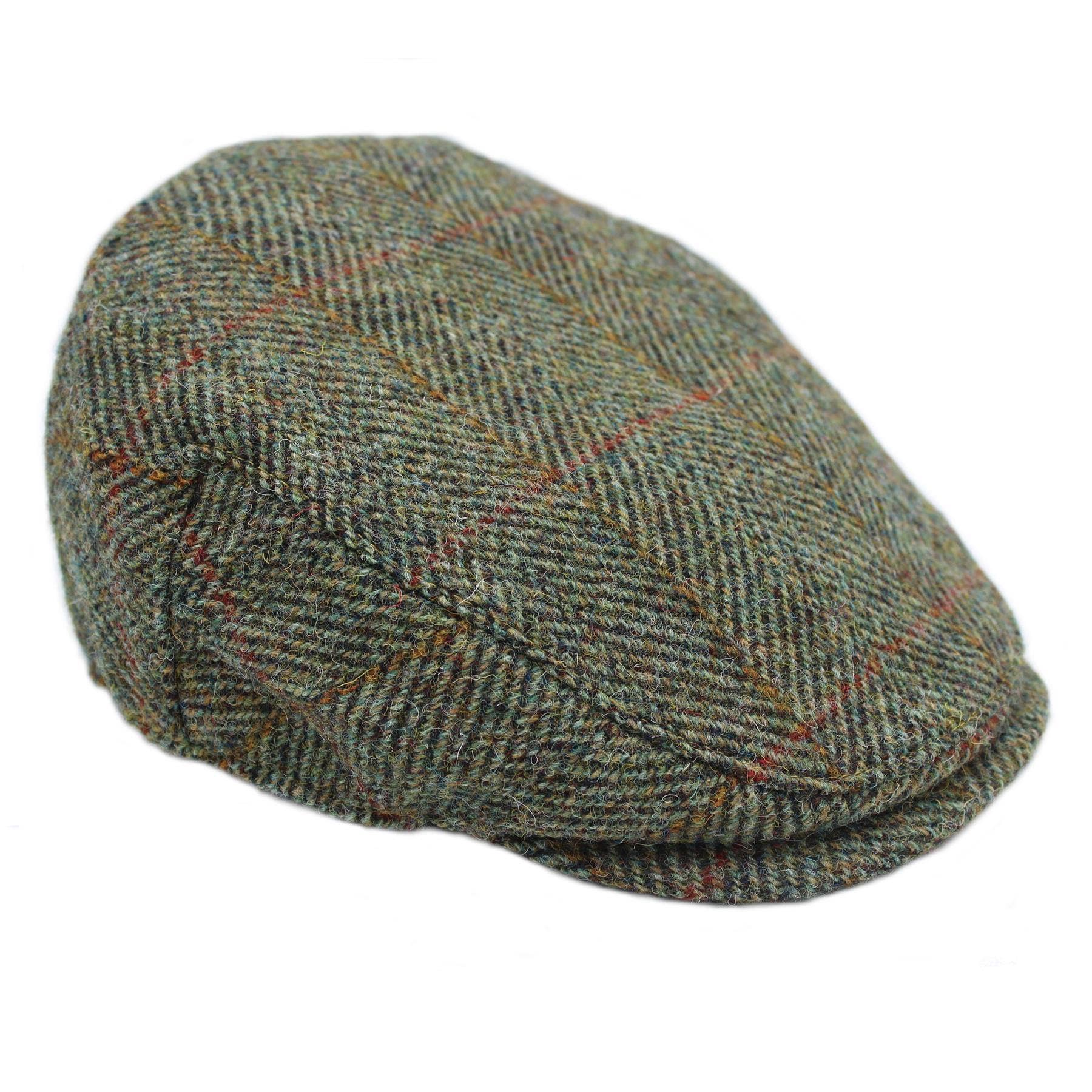 Heather Hats & Accessories - Wholesale Flatcap - Men's - Highland Harris Tweed Flat Cap ZH01412