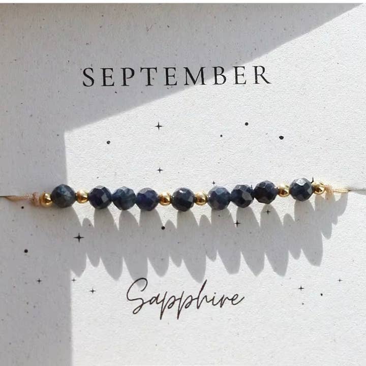 Curated By Suarez - Wholesale Beaded Bracelet - Crystal Birthstone Bracelet2