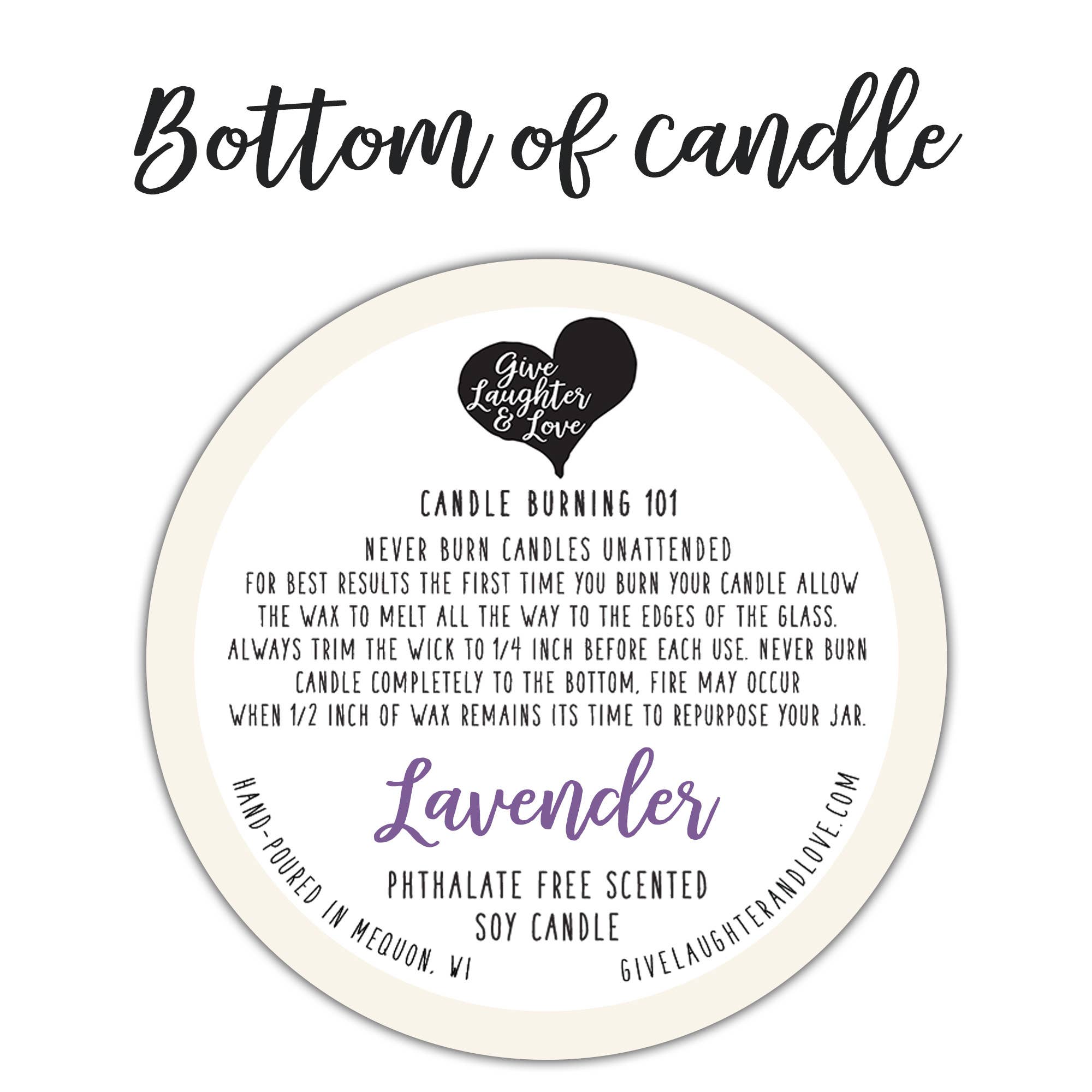 Give Laughter and Love - Wholesale Jar/Filled Candle - Serenity by Jan...Smells like that one night....yellow1