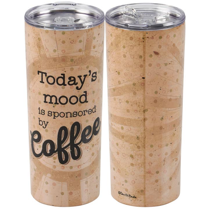 Today's Mood Coffee Tumbler for wholesale by Primitives by Kathy