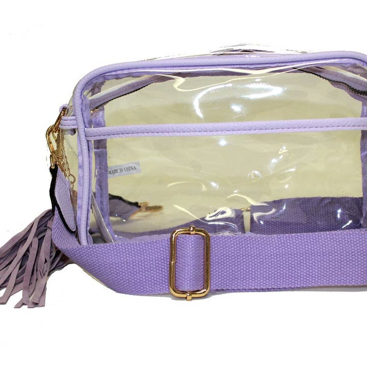 MiMi Wholesale - Wholesale Crossbody Bag - Women's - TG10223 Game Day Clear Crossbody Bag8
