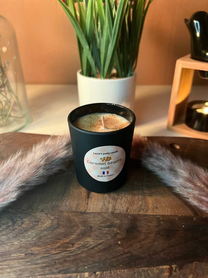 Mini-Parfümkerze mit gesalzener Butter Caramel für den Großhandel von Laura's pretty candle
