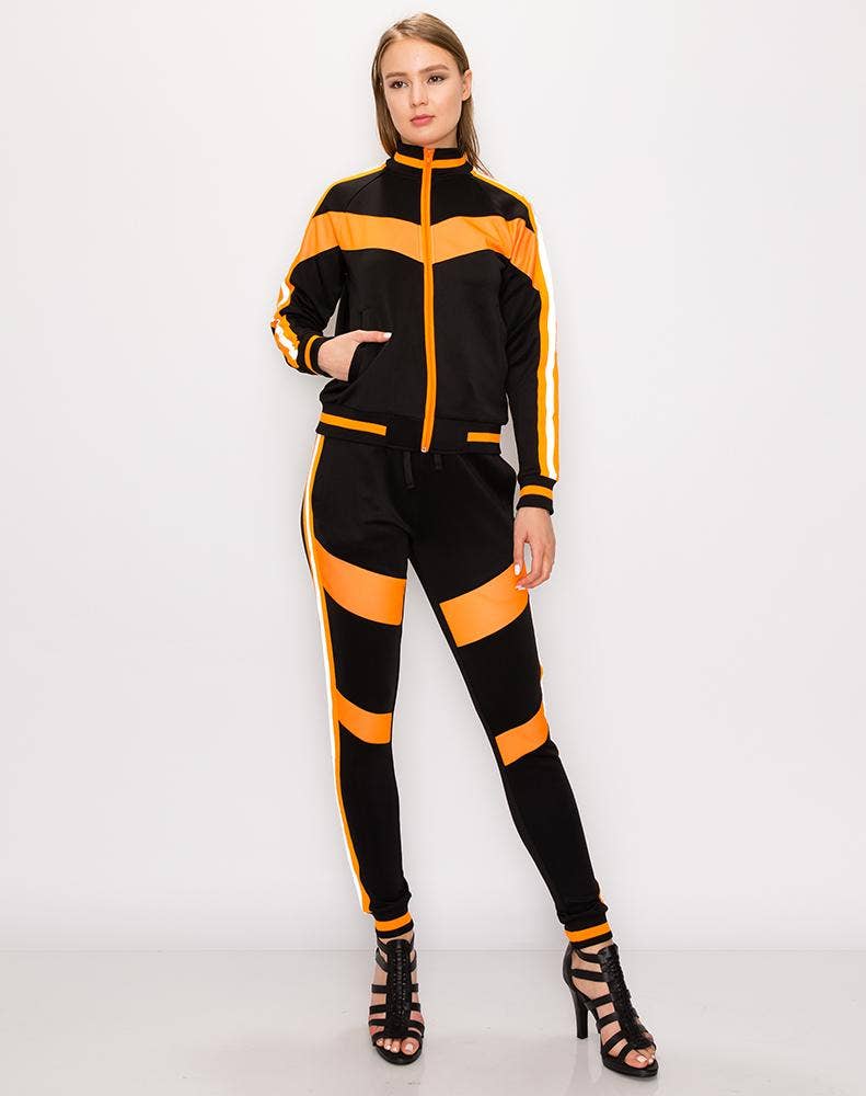 Victorious - Wholesale Tracksuit - Women's - Women Reflective Track Suits Pre-Pack1