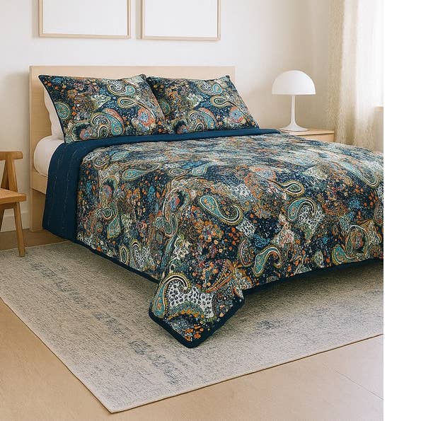 Conjunto de Colcha Indiana - Estampado Vibrante por atacado de Boho-Eclectica