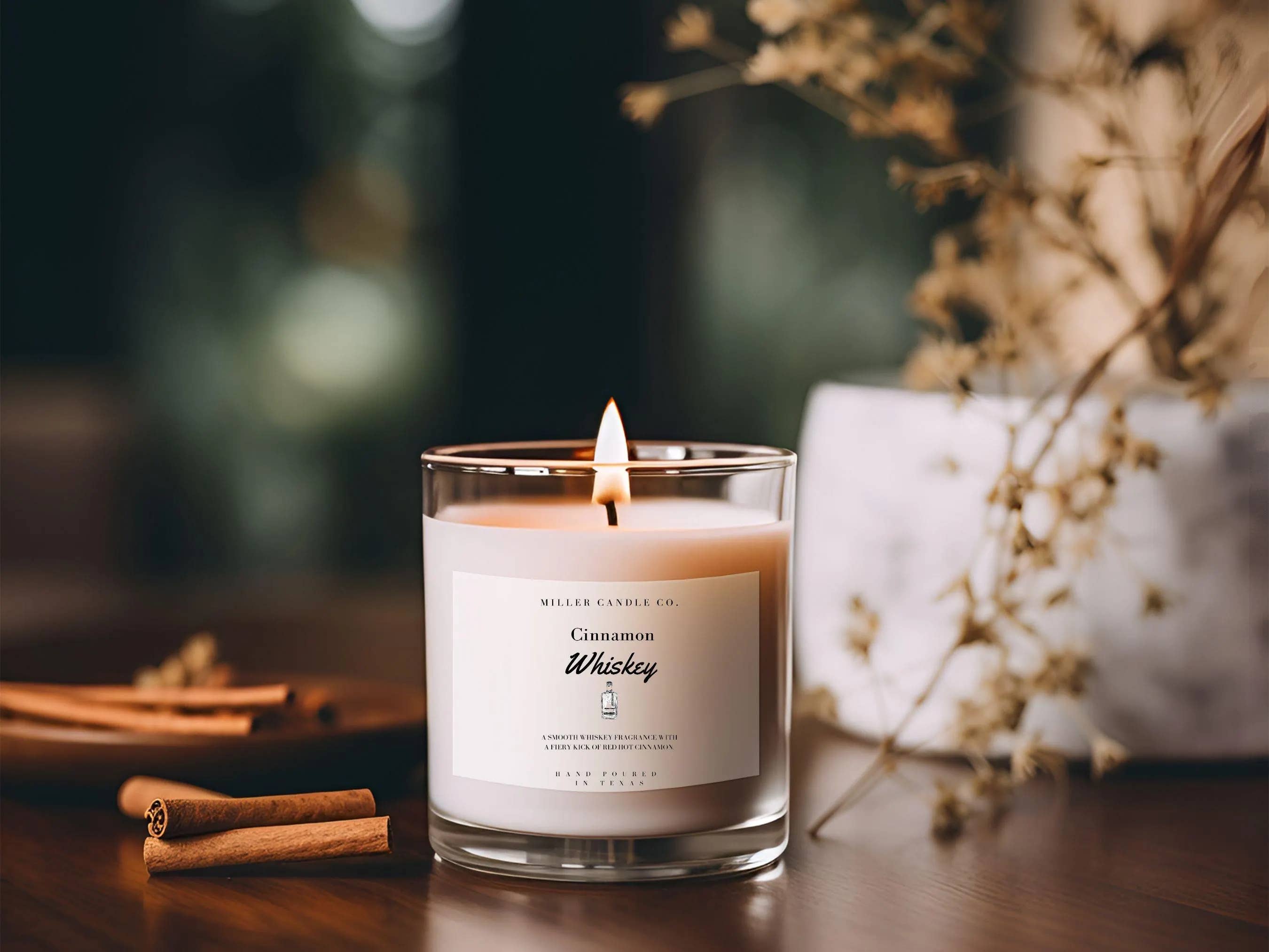 Miller Candle Co. - Wholesale Jar/Filled Candle - Cinnamon Whiskey Candle