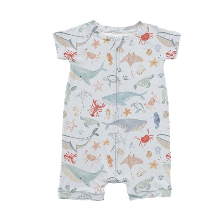 Under Havet Zippy Shorts Bambus Pyjamas for engroshandel hos Wyldhood