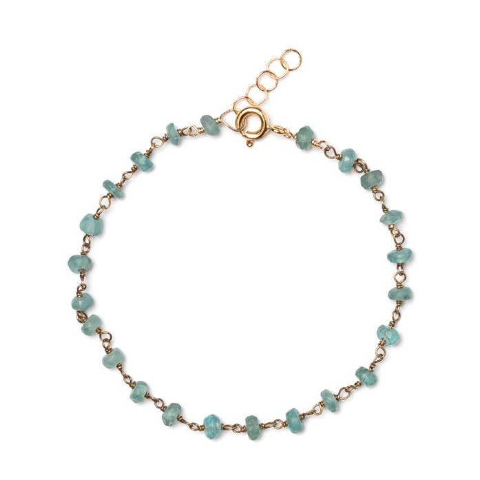 Apatite Gemstone Bracelet for wholesale by Danae