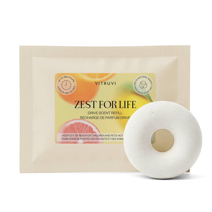 Zest For Life Drive Scent Refill for wholesale by Vitruvi