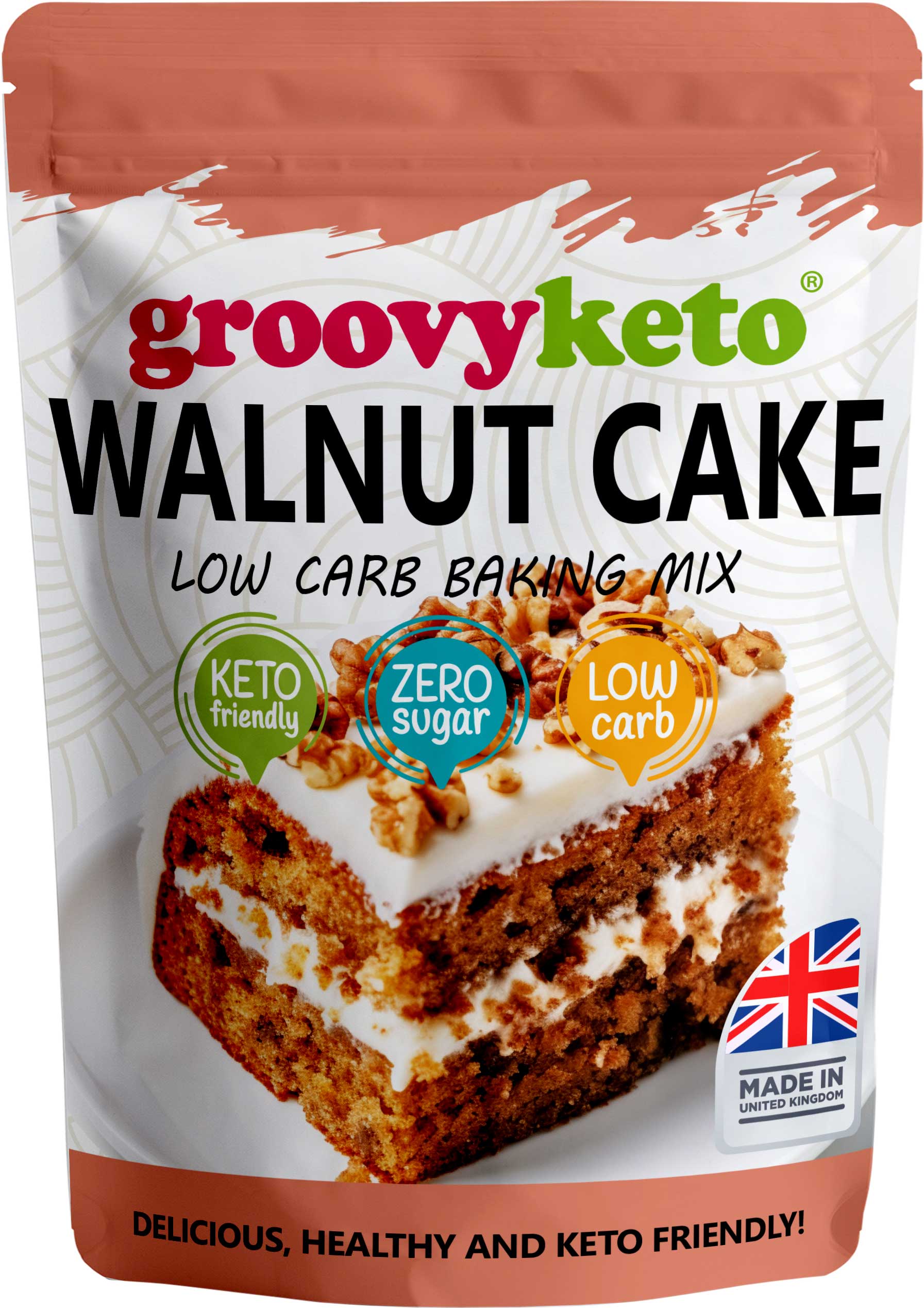 Groovy Keto – wholesale Cake mix – Groovy Keto Walnut Cake Mix