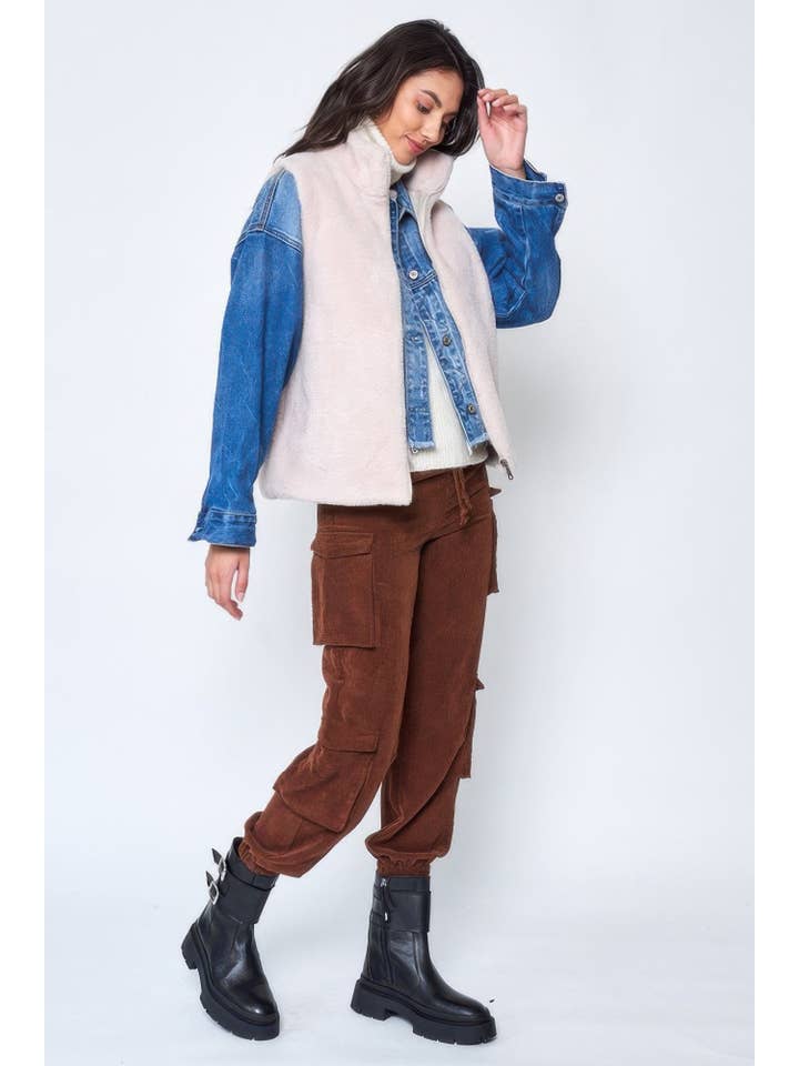 CC Wholesale Clothing - Wholesale Outerwear Vest - Women's - Solid Faux Fur Vest10