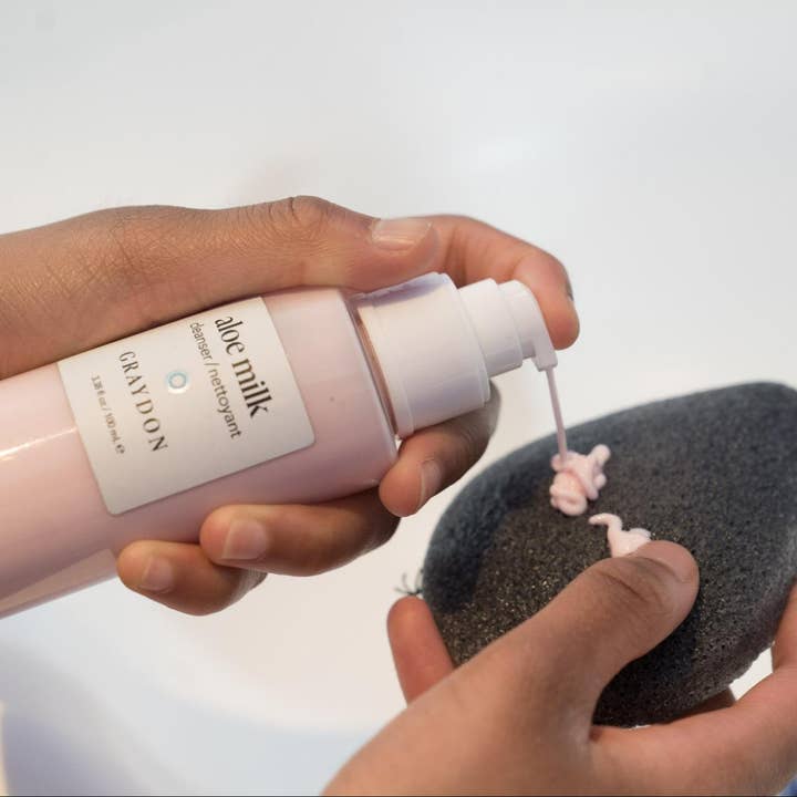 Graydon Skincare - Wholesale Facial Cleanser - Aloe Milk Hydrating Cream Cleanser With Niacinamide (Pink)