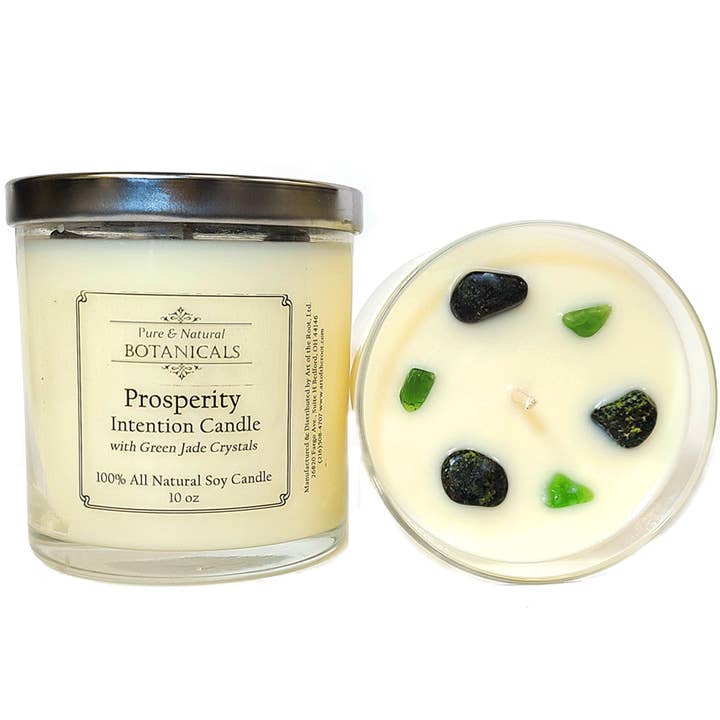 Prosperity Intention Natural Soy Candle for wholesale by Art of the Root