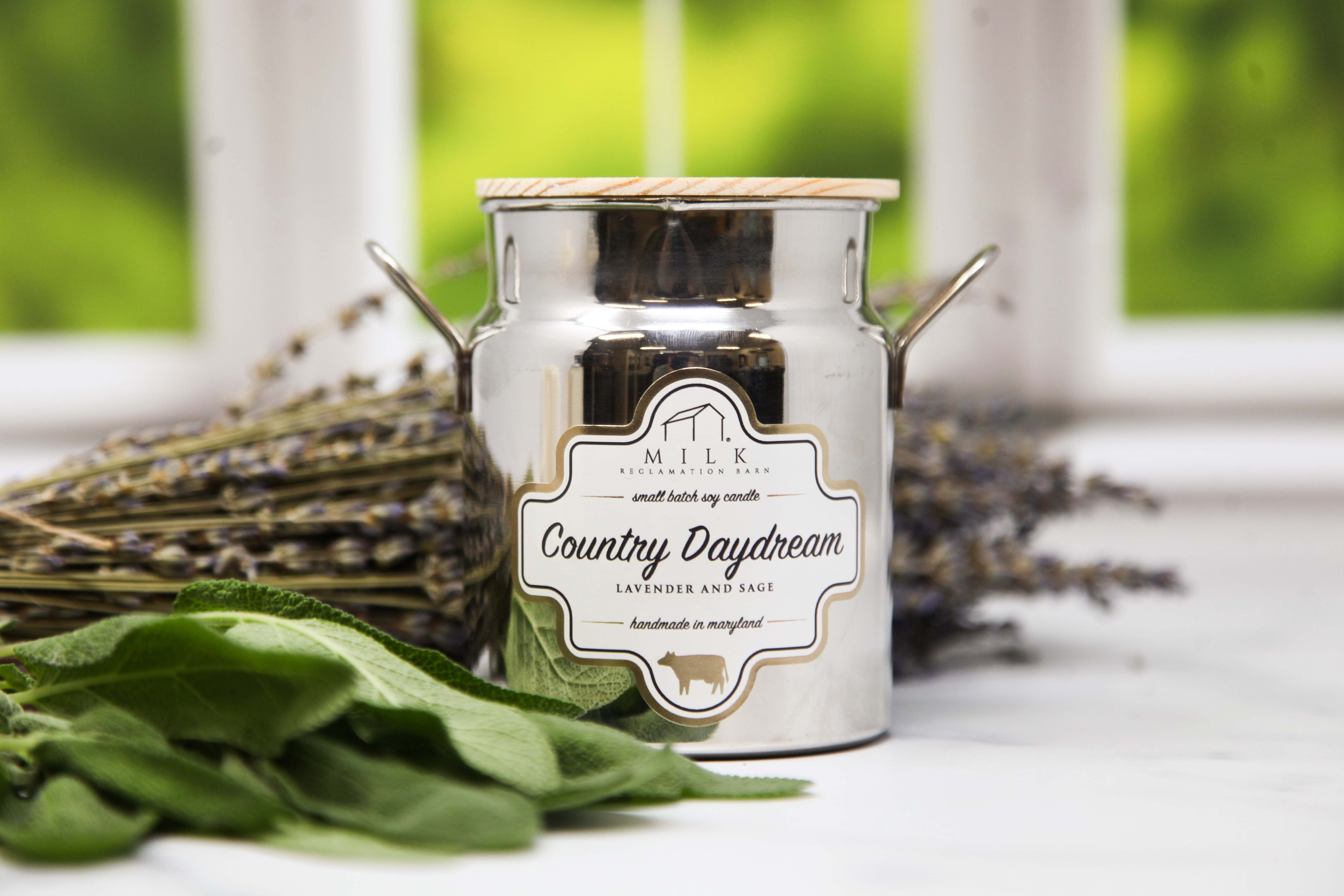 Milk Reclamation Barn - Wholesale Jar/Filled Candle - Stainless Milk Churn Candle - 12.5 oz17