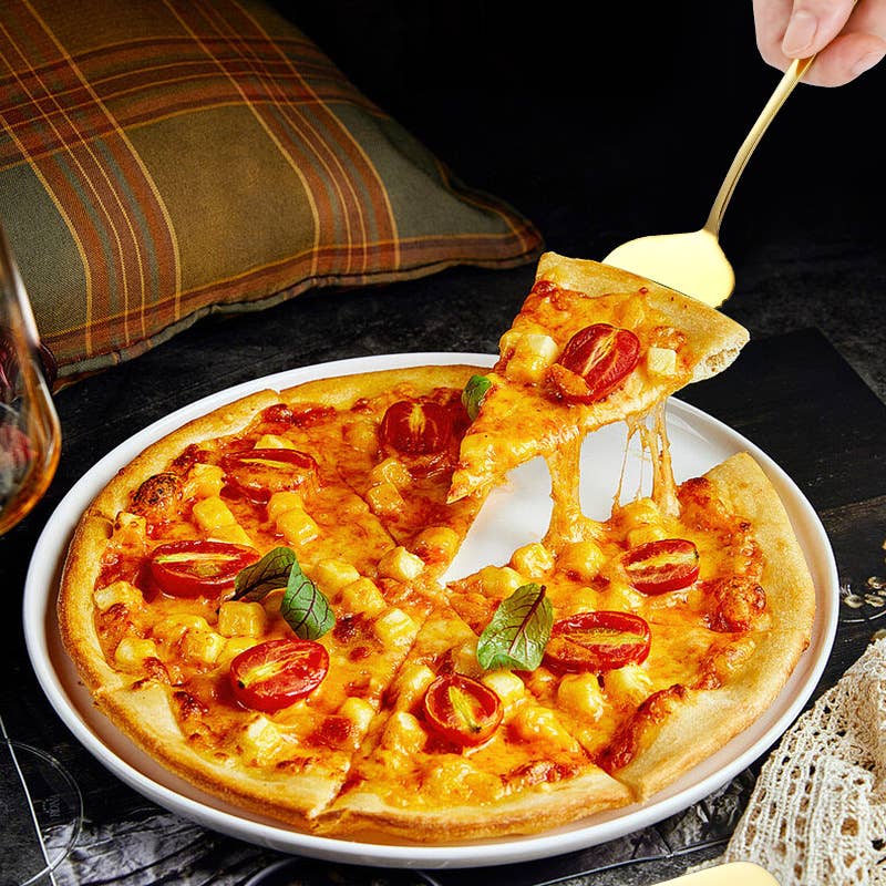 Otterware - Wholesale Serving Utensil - Gold Cake Knife & Server Set – 2pc Stainless Steel Wedding2