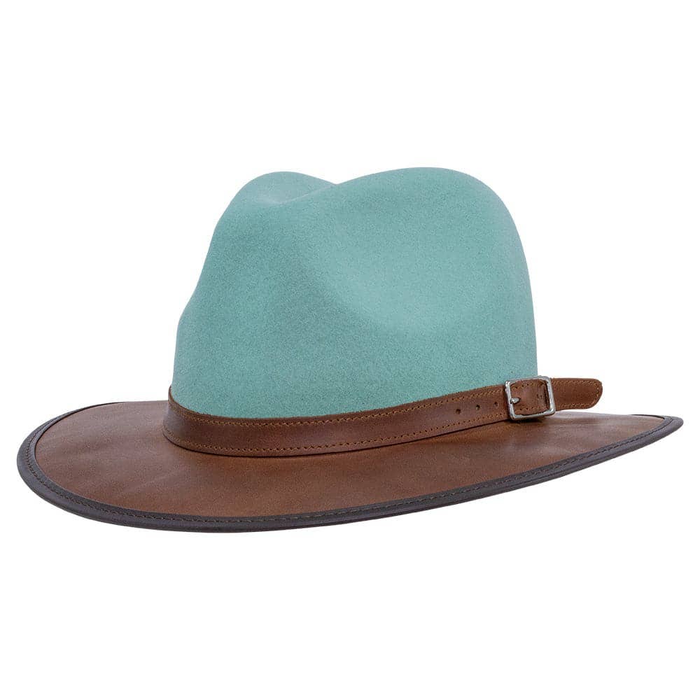 American Hat Makers - Wholesale Fedora - Unisex - Wool Felt Leather Outdoor Fedora Style - Summit24