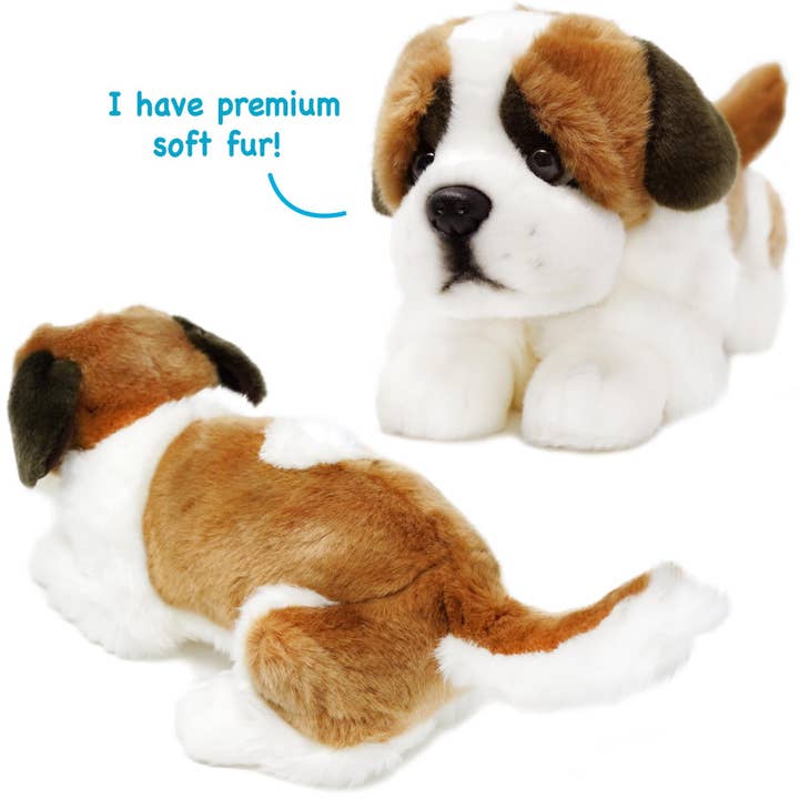 VIAHART Toy Co. - Wholesale Stuffed/plush toy – Kids & baby - Bernadette The Saint Bernard | 9 Inch Stuffed Animal Plush3