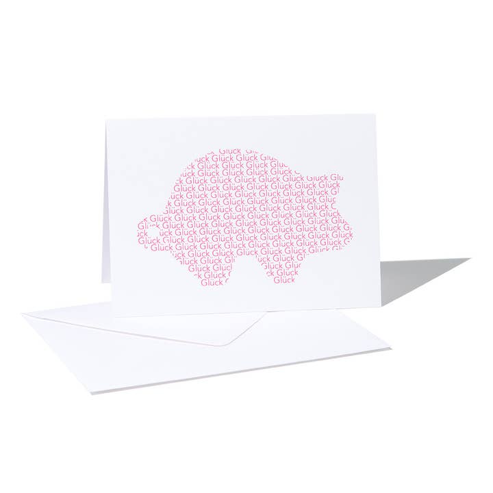 Cartão dobrável "Sorte de Porco" por atacado de Langelütje