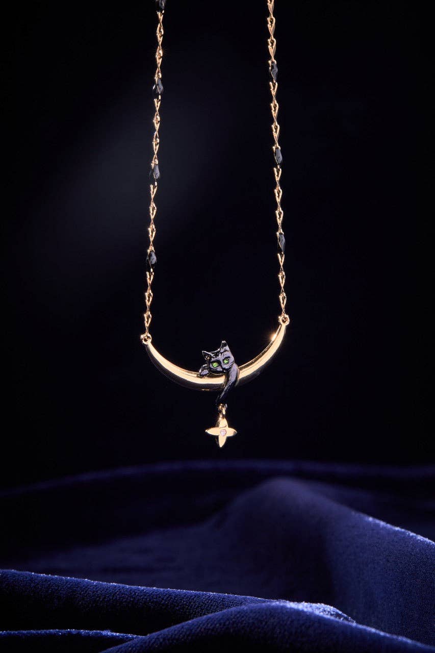 Alex and Ani - Wholesale Pendant/Charm Necklace - Celestial Cat Inline Necklace2