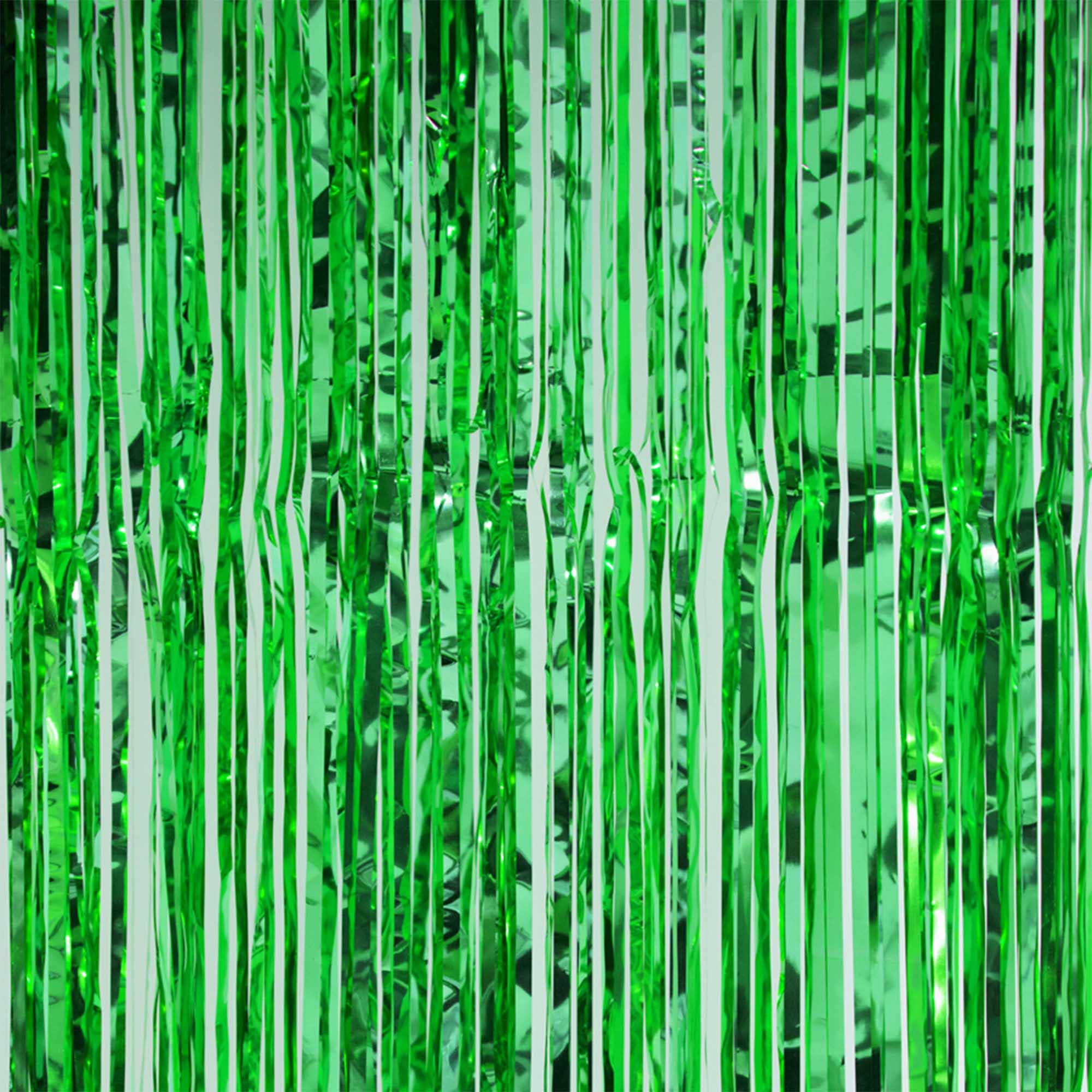 Metallic Backdrop Curtain 36" x 96" - Green for wholesale on Faire0