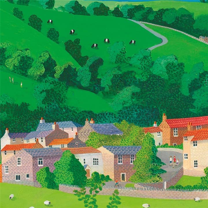 Greeting Card Village, Belted Galloways for wholesale by Natural Partners Limited