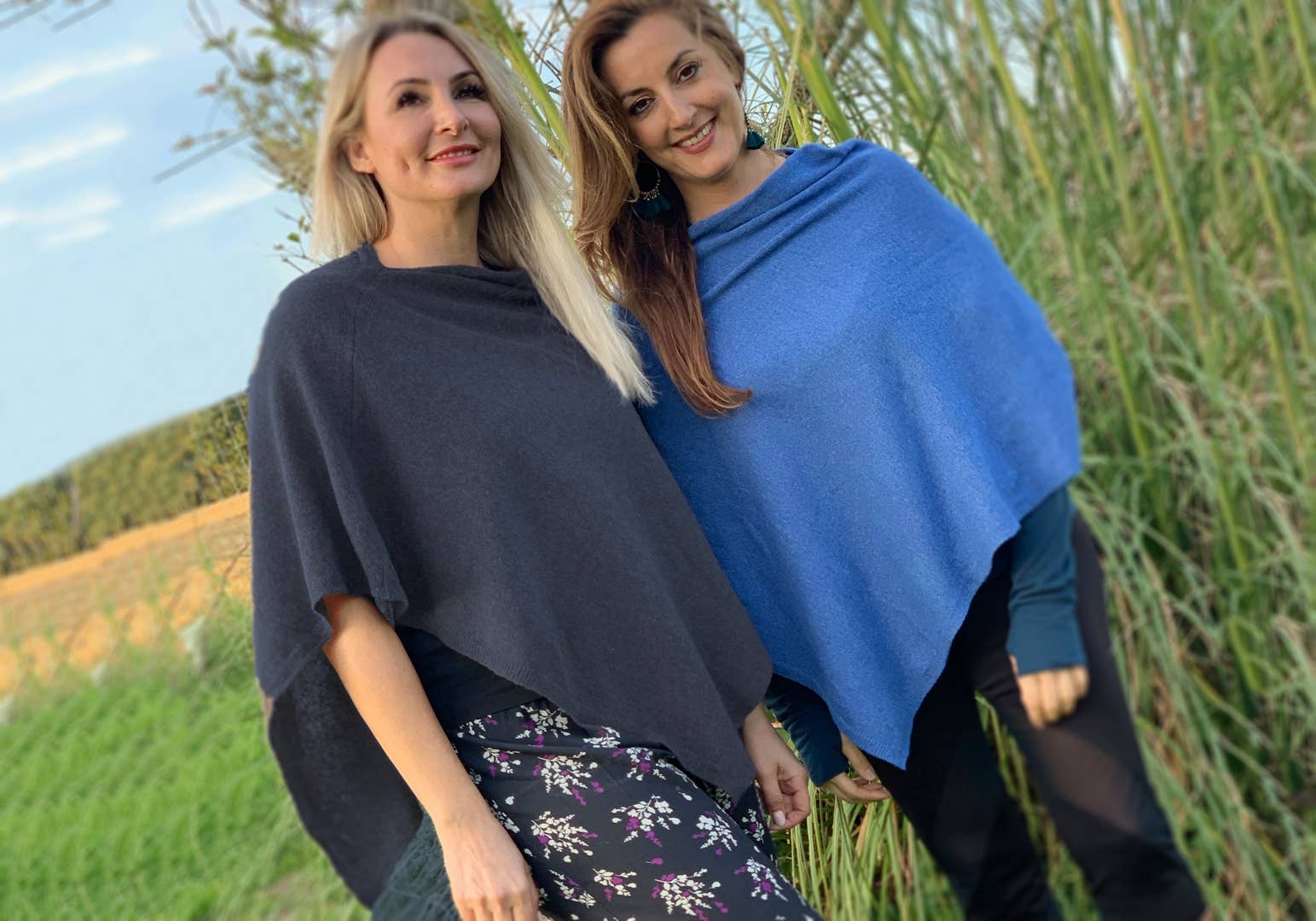 Creatico - Wholesale Poncho - Women's - House of Conti Firenze Cashmere Blend Italian Poncho Regular59