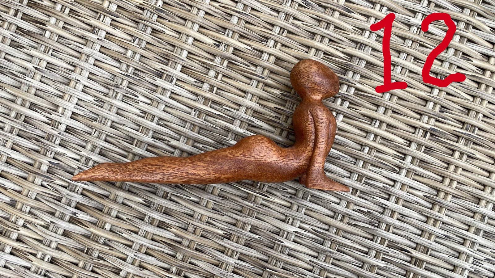 Ubud Glass - Wholesale Sculpture - Hand-Carved Wooden Yoga Poses Art - Serene and Spiritual Home Decor8