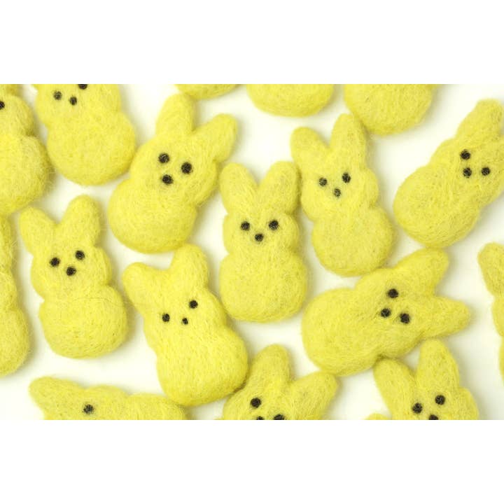 The Felt Pod – Engroshandel Bordpynt – Filtet Kaninfigurer – påskeuro af 100 % uld13