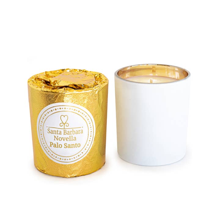 Palo Santo Candle for wholesale by Santa Barbara Novella