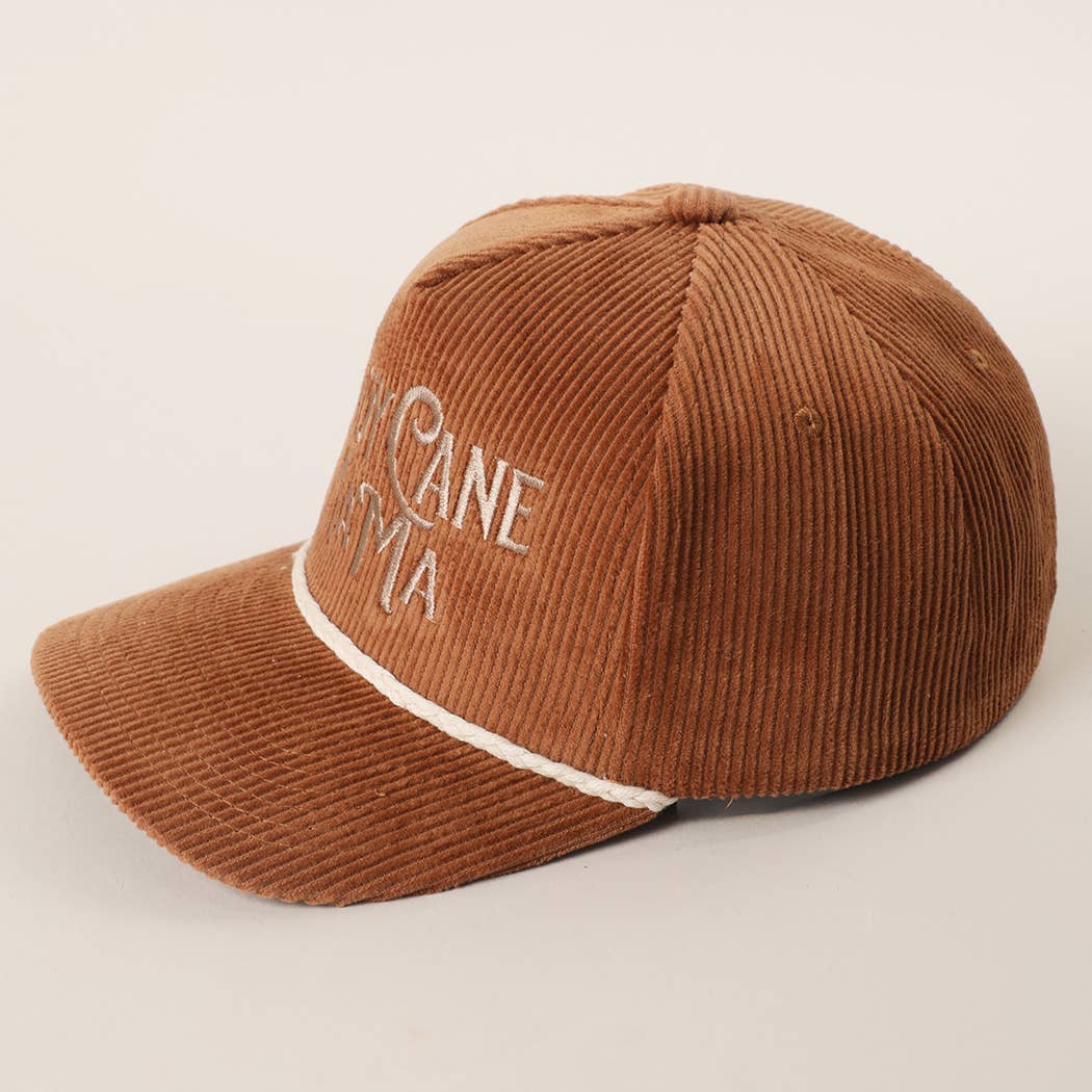 Fashion City - Wholesale Trucker Hat - Women's - CANDY CANE MAMA Corduroy Rope Trucker Hat7