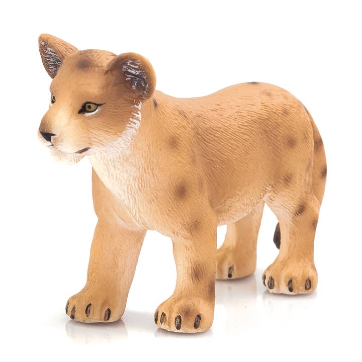 Mojo Lion Cub Standing Animal Figurine for wholesale by Mojo