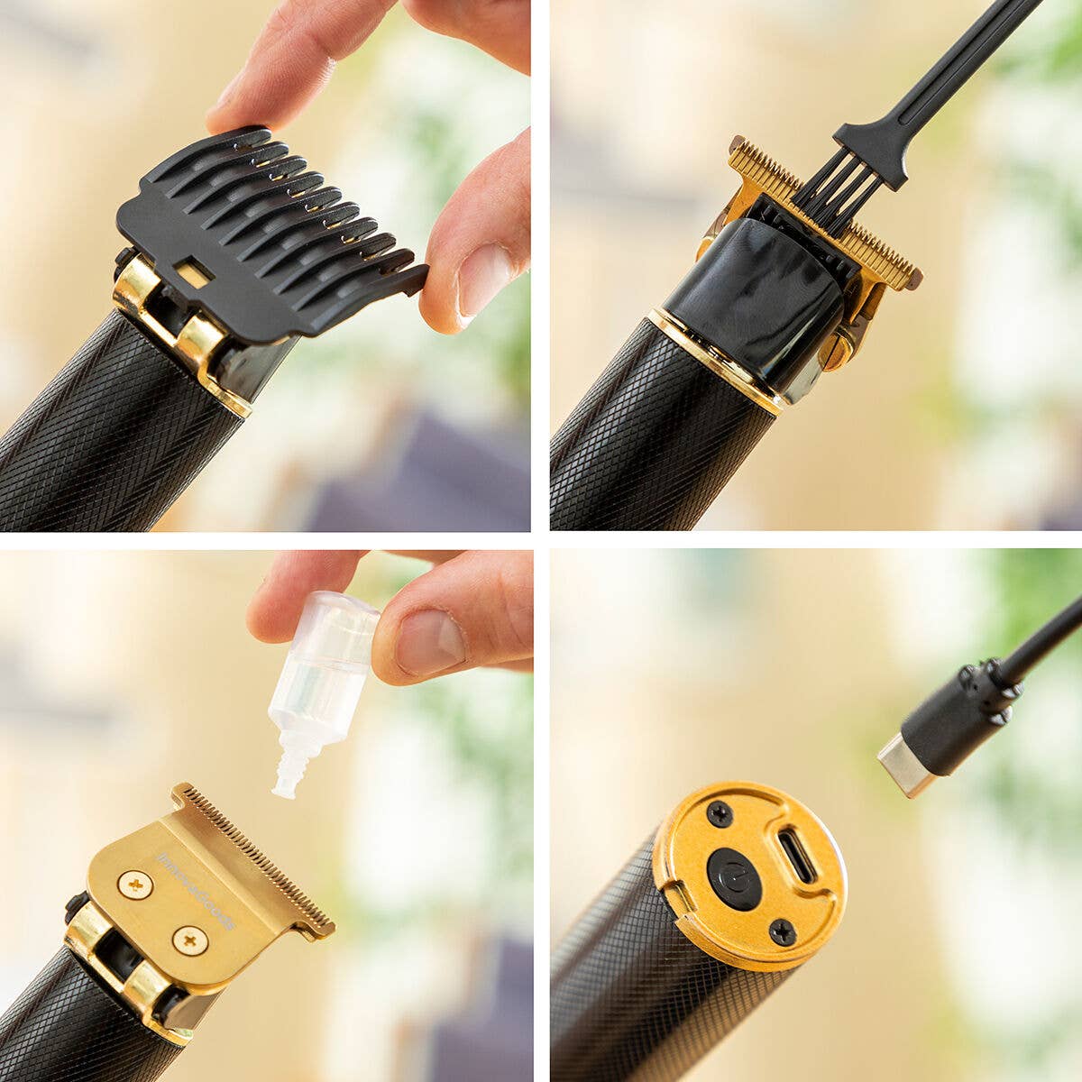 InnovaGoods - Wholesale Healing Salve/Balm/Cream - InnovaGoods Professional Rechargeable Hair Clipper with Accessories Triher7