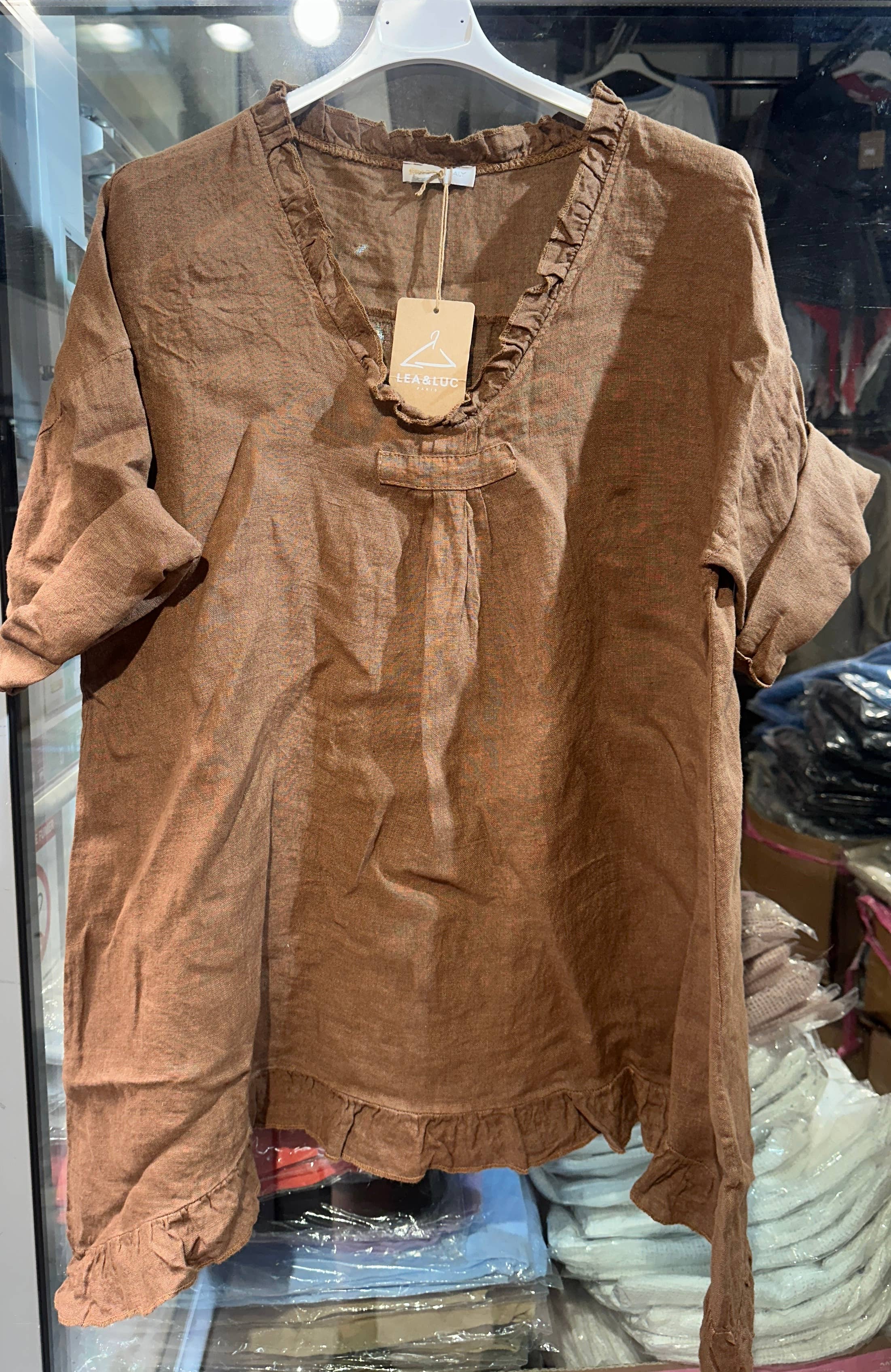 LÉA & LUC - Wholesale Tunic - Women's - 100% Linen Tunic REF.1076837