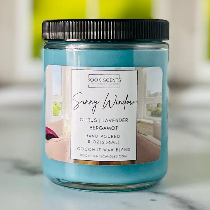 Sunny Window | Book Scented Candle for Book Lovers for wholesale by Book Scents Candles