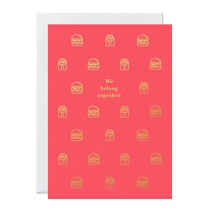 Valentine’s Day Card – We Belong Together Funny Greeting for wholesale by Ricicle Cards