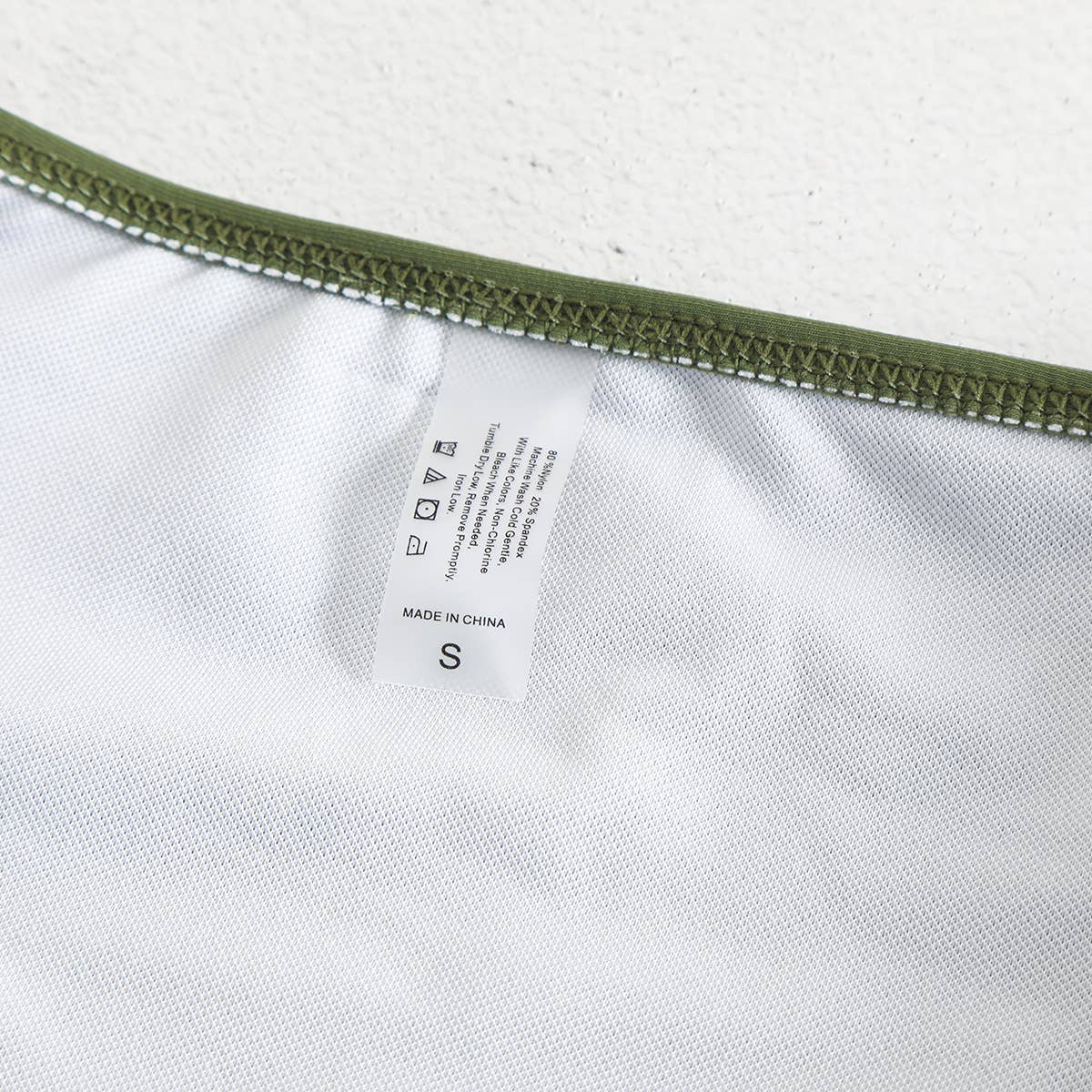 Green Solid color halter neck strappy two-piece swimsuit bikini for wholesale on Faire6