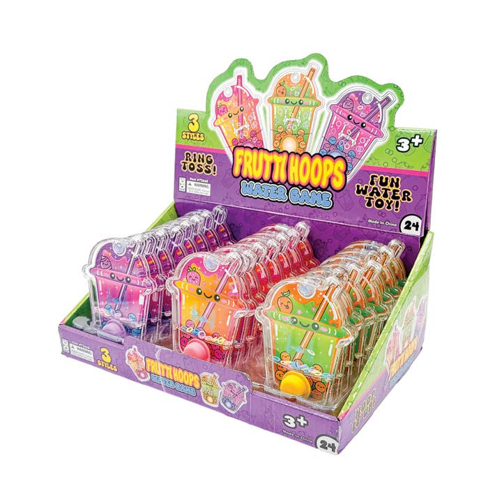 Geddes - Wholesale Classic toy – Kids - FRUTTI HOOPS WATER GAME 24/DSP1