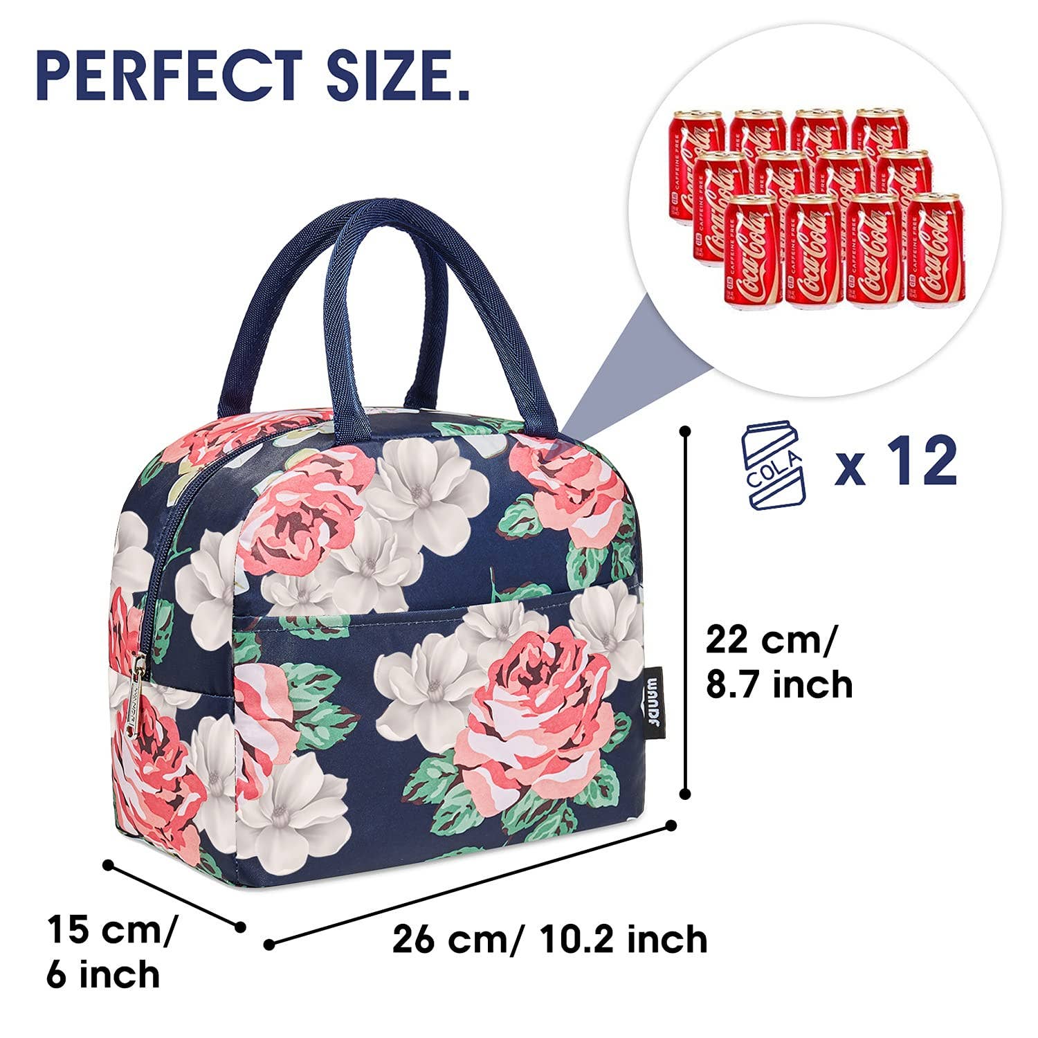 wandf – wholesale Lunch bag/box – Lunch Box Reusable Cooler Bag Water-resistant Lunch Tote Bag2