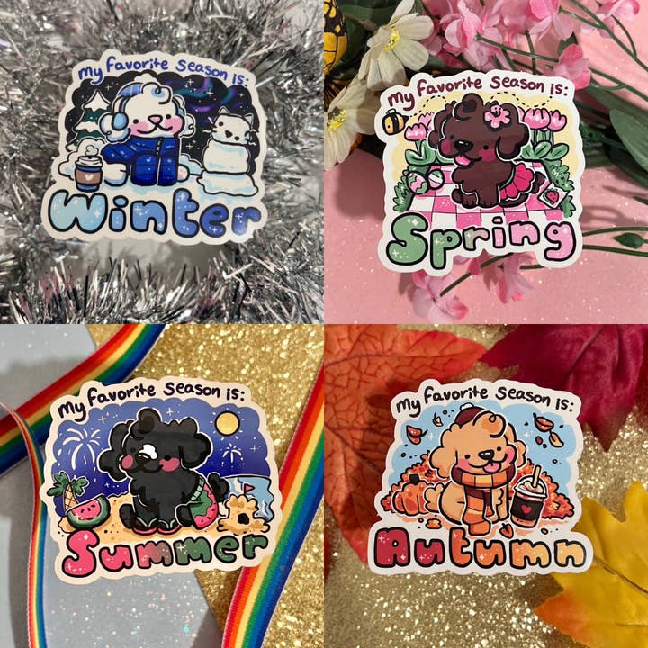 Woolblossom - Wholesale Sticker - My Favorite Season Is: !!! ~ Stickers12