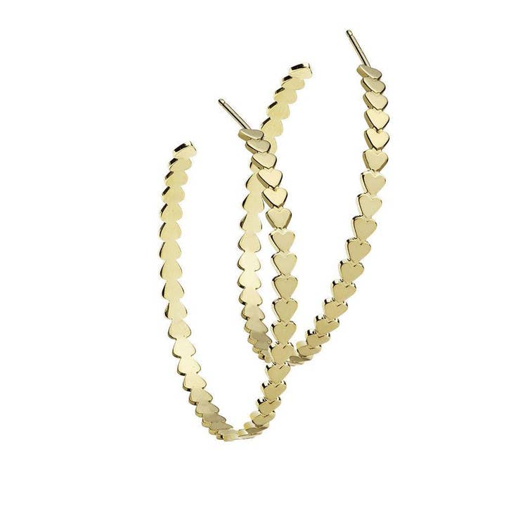 Drea 2" Hoops for wholesale by Jennifer Zeuner Jewelry