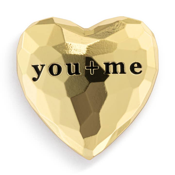 You + Me Heart Magnetic Frame Charm - 1.5in for wholesale by DEMDACO