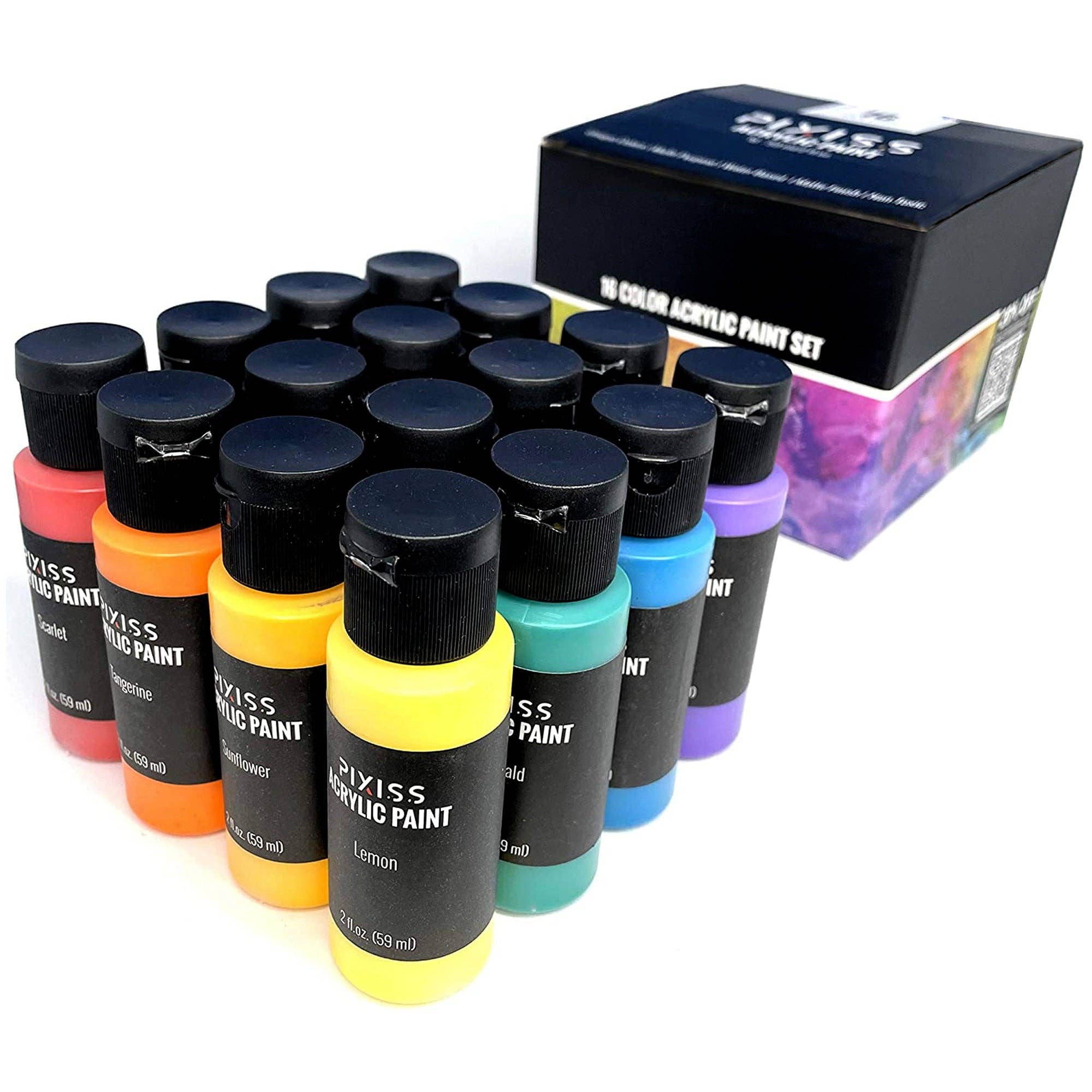 Pixiss - Vendita all'ingrosso Set da pittura - Kit per principianti di pittura acrilica PIXISS4