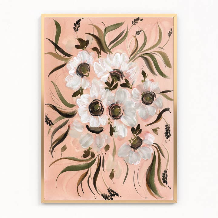 Japansk anemone | Kunsttryk for engroshandel hos Ramya Art Design