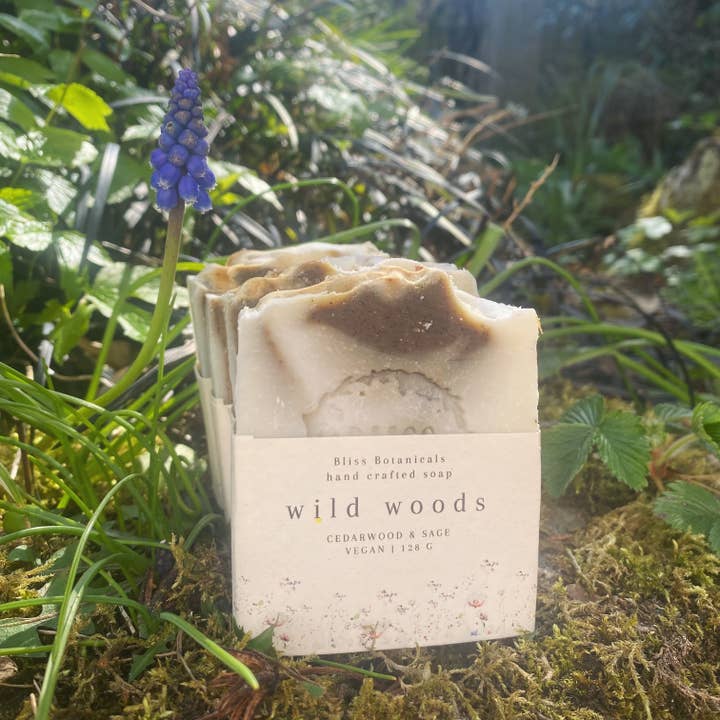 Bliss Botanicals - Wholesale Bar Soap - Wild Woods Soap - Cedarwood & Sage2