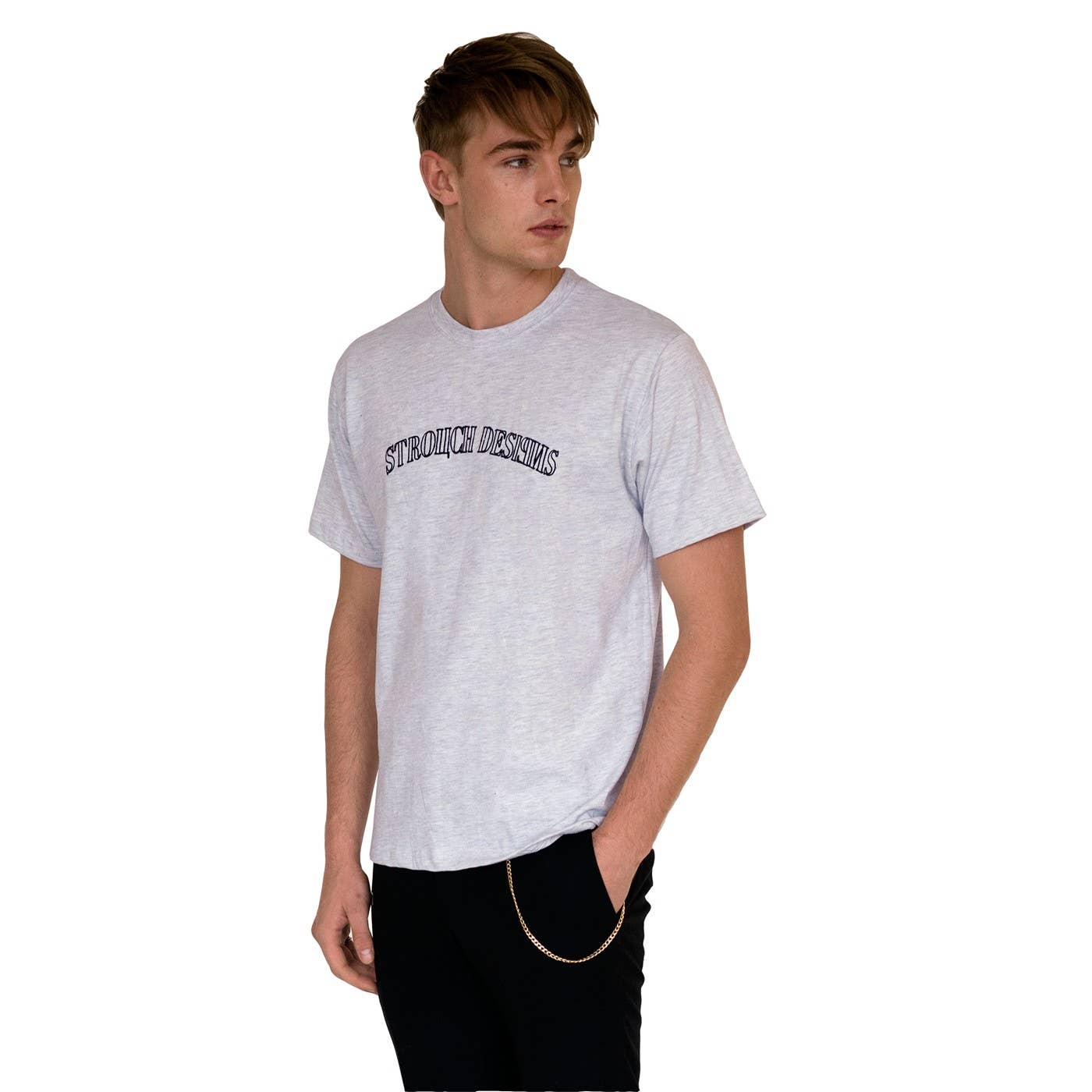 William Strouch - Wholesale T-Shirt - Men's - Grey t-shirt strouch designs0