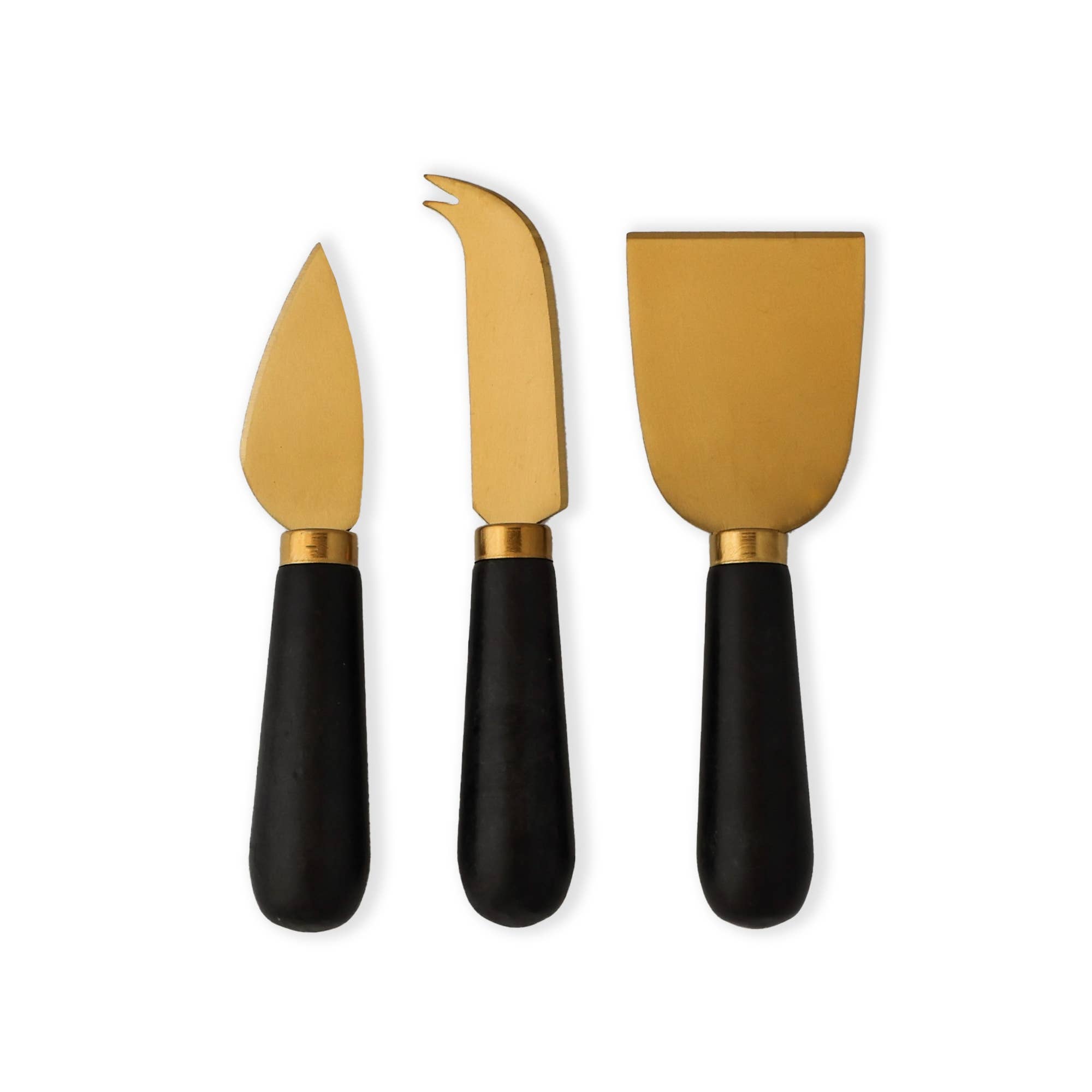 HOST AT HOME by The Bamboo Abode - Wholesale Cheese spreader - Black Marble Cheese Knives, Cheese Knife Gift Set