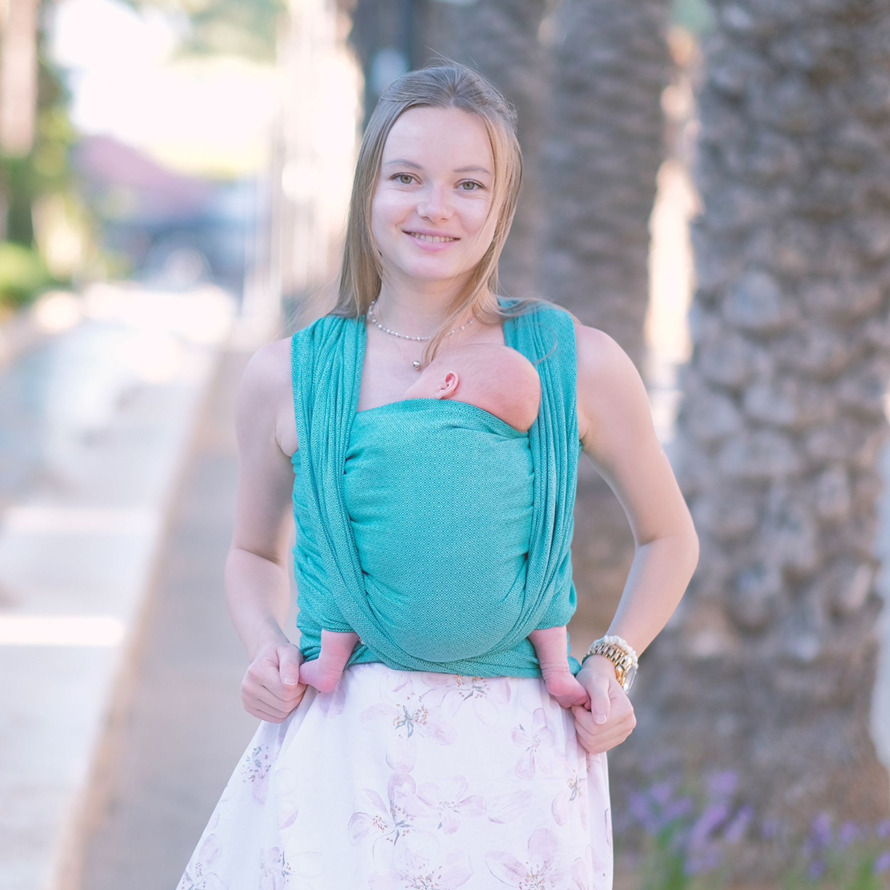 Girasol - Wholesale Baby Wrap/Sling - Tourmaline sling3