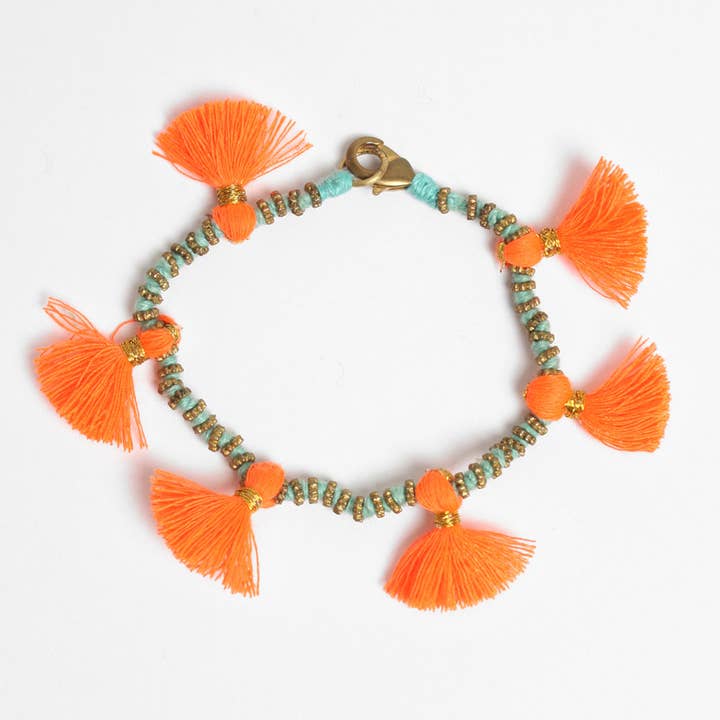 Bohemia Design - Wholesale Woven/Braided Bracelet - Kriti Tassel Bracelets